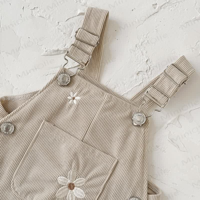 Baby Mädchen- Overalls aus Cord mit Gestickt - image 7