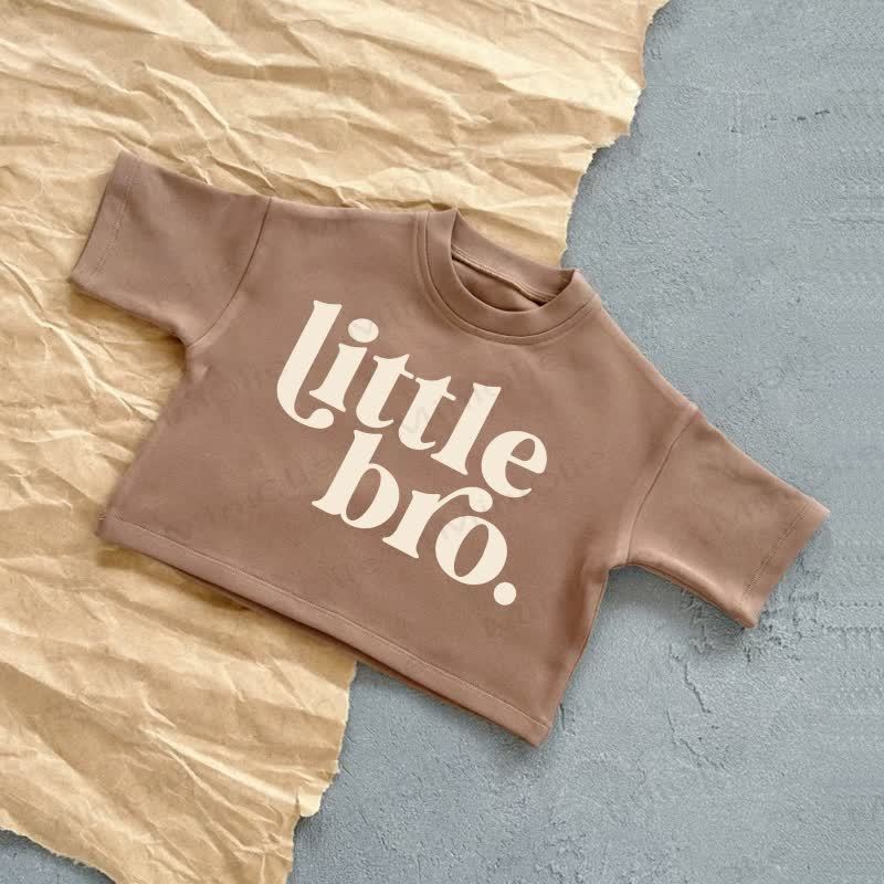LITTLE BRO. Baby Sommer Freizeit-T-Shirt - Braun - 2-3J - image 1