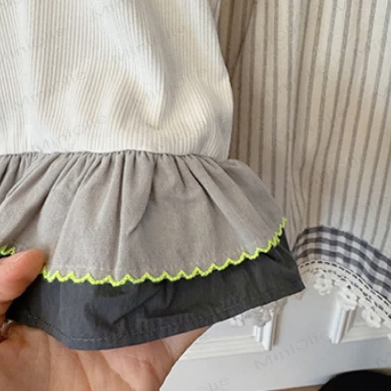 Gerippt Tanktop oder gestreifte Hose für Kinder-Mädchen  - image 6