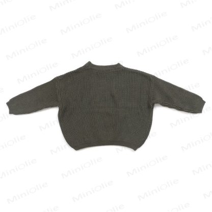 Einfarbiger, warmer Pullover für Babys und Kleinkinder - image 13