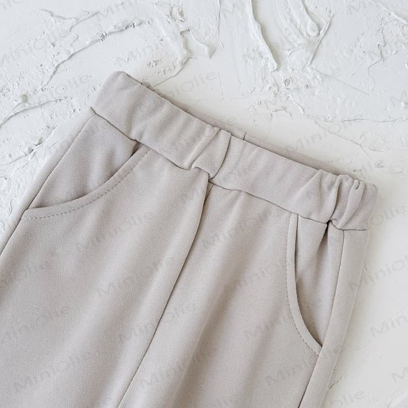 Baby Mädchen 2- Einfarbig Sweatshirt Set in Unifarben - image 20