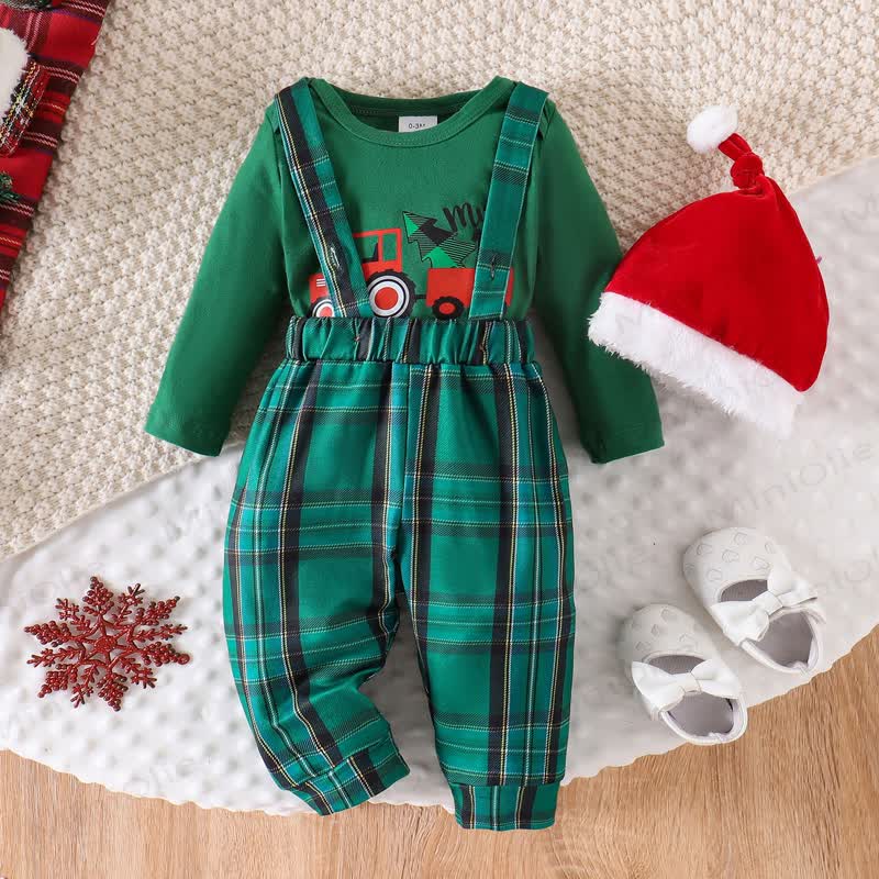 MY 1ST CHRISTMAS Baby Plaid 2-teiliges Set mit Hut - image 16