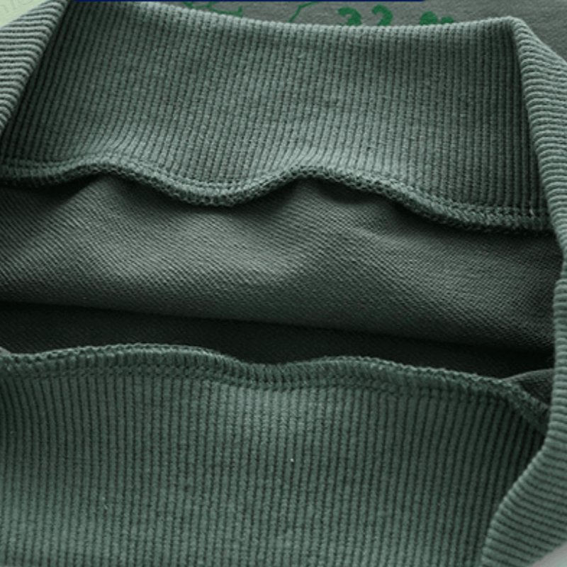 Sweatshirt mit Dinosaurier - Grau Grün - image 7