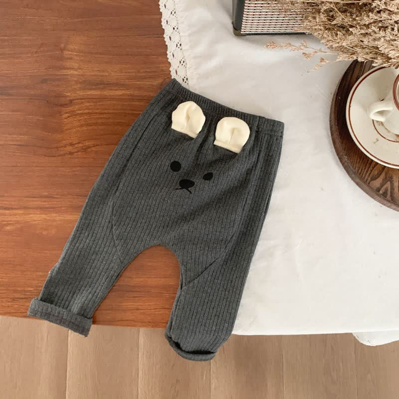 Gamaschen mit Katzenmotiv für Baby - Grau - 2-3J - image 6