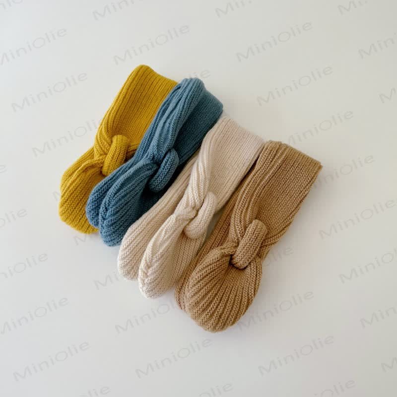 Baby Kleinkind Einfarbig Gestrickter Schal - image 6