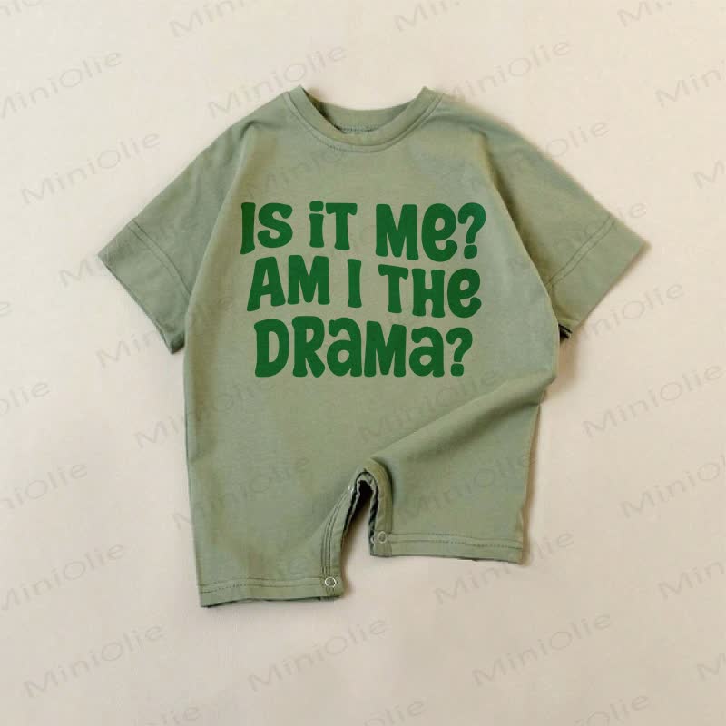 IS IT ME? AM I THE DRAMA? Baby Strampler - Grün - 18-24M - image 1