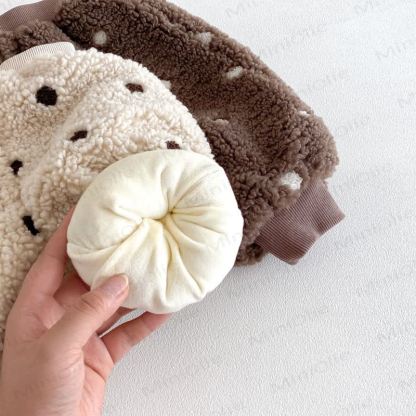 Baby Kleinkind Mädchen Punkt Vlies Hose - image 11