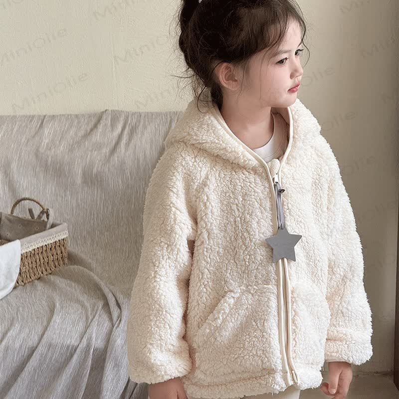 Sherpa-Kapuzenjacke für Kleinkind - image 4