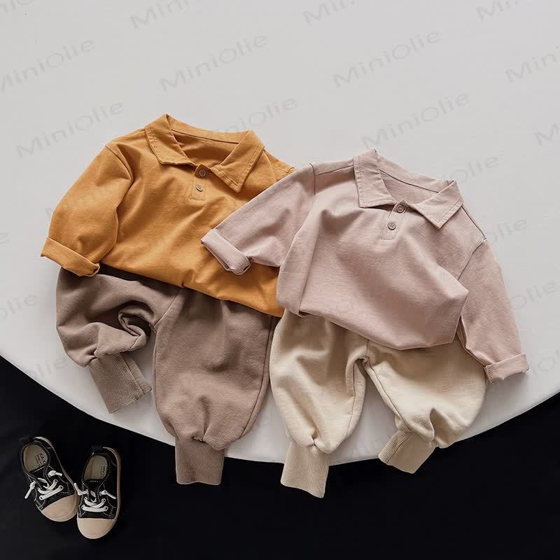 Einfarbig Poloshirt für Kind - image 8