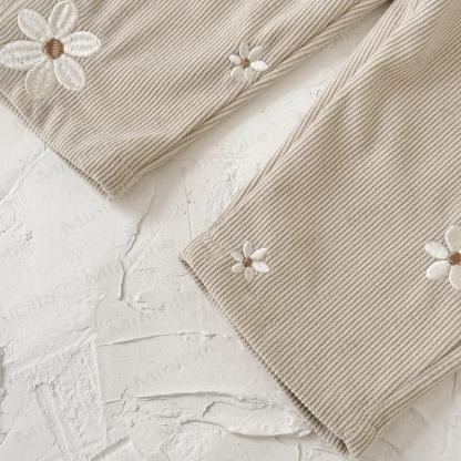 Baby Mädchen- Overalls aus Cord mit Gestickt - image 8