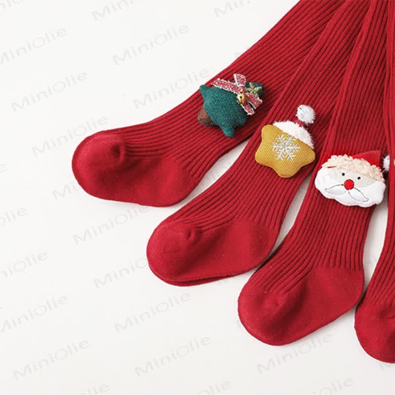 Baby Strumpfhose mit Weihnachten Cartoon - image 11