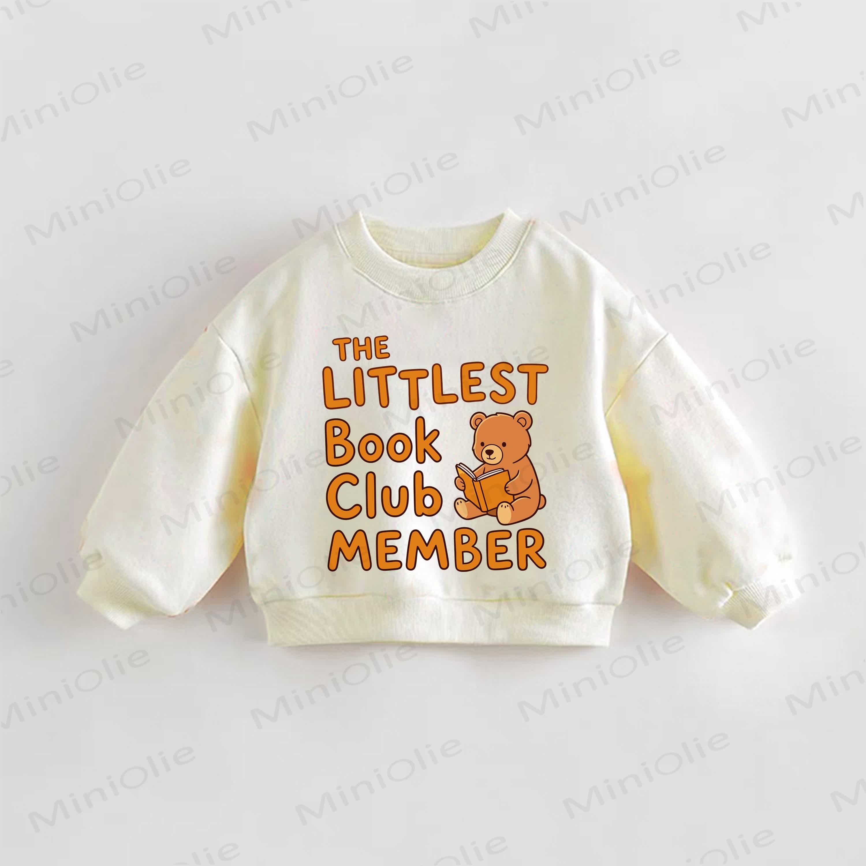 THE LITTLEST BOOK CLUB MEMBER Baby Kleinkind - Sweatshirt in Creme - Creme - 3-5J - image 1