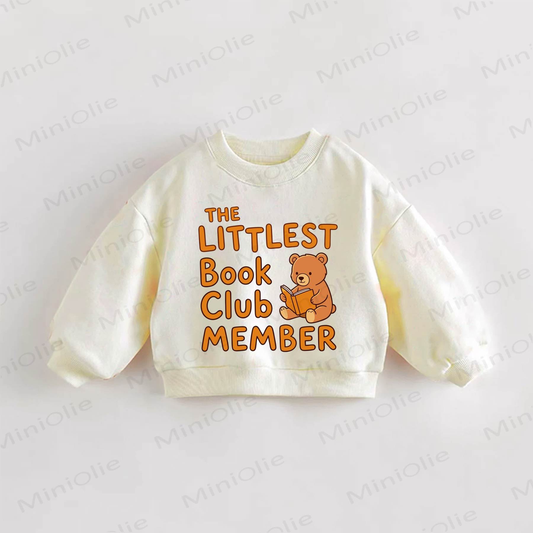 THE LITTLEST BOOK CLUB MEMBER Baby Kleinkind - Sweatshirt in Creme - Creme - 3-5J - image 1