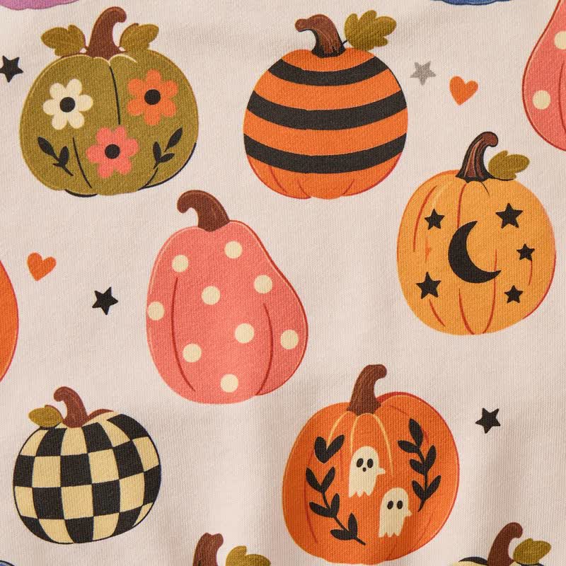 Baby Pumpkin Ghost Cat Print 2-teiliges Set - image 8