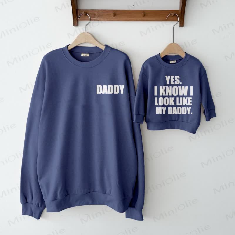 DADDY/LOOK LIKE MY DADDY Daddy und ich Sweatshirt/ Set - image 9