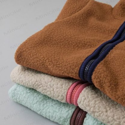 Vlies Strampler in Kontrastfarbe für Babys - image 3