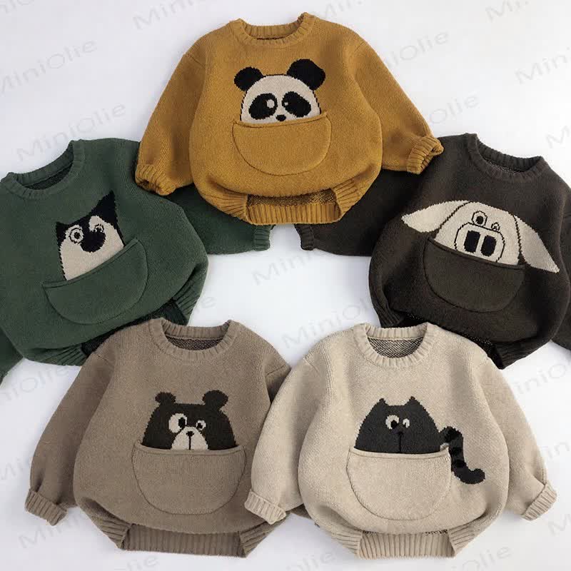 Kleinkind Pullover mit Tier - image 1