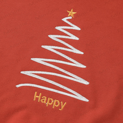 Fröhliches familienpassendes Weihnachtsbaum-Sweatshirt - image 16