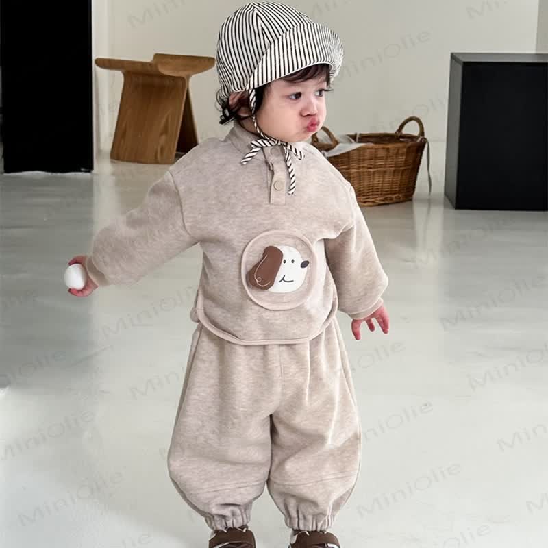 2-teiliges Set mit Welpen-Patch für Baby und Kleinkind - image 3