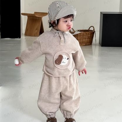 2-teiliges Set mit Welpen-Patch für Baby und Kleinkind - image 3