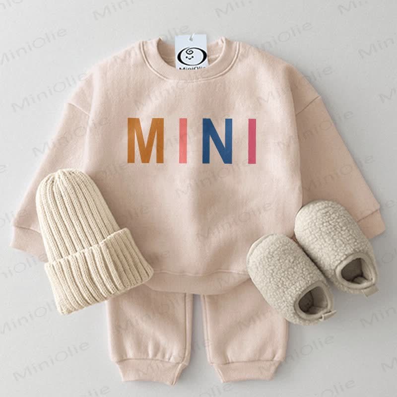 MAMA/MINI Mommy und ich Sweatshirt- Set - Beige - Baby Set: 2-3J - image 2