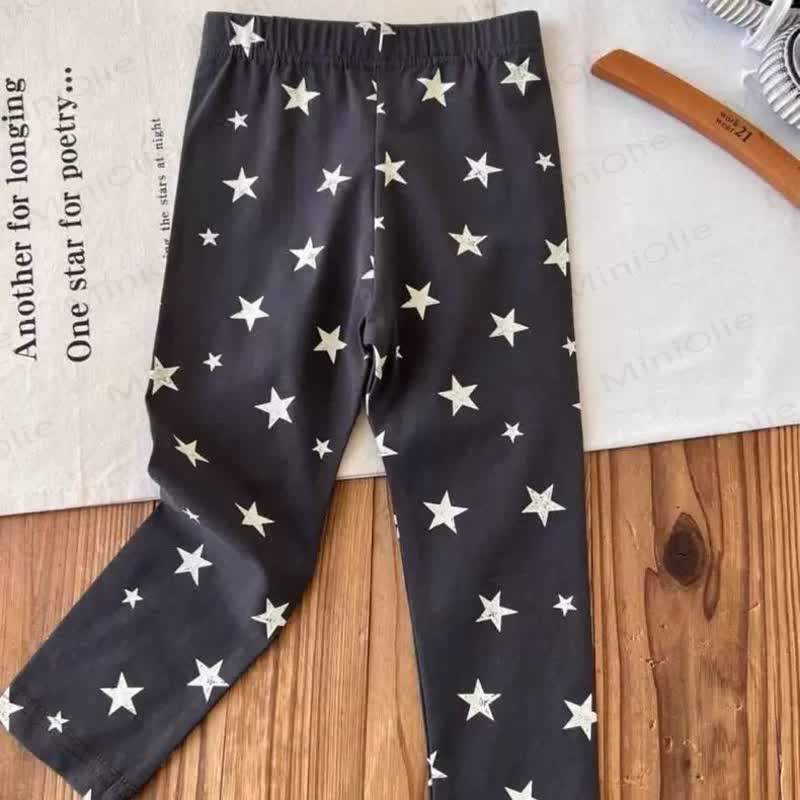 Baby Kleinkind Mädchen Leopardenmuster/Fünfzackigen Stern Gamaschen - Fünfzackiger Stern - 8Y - image 4