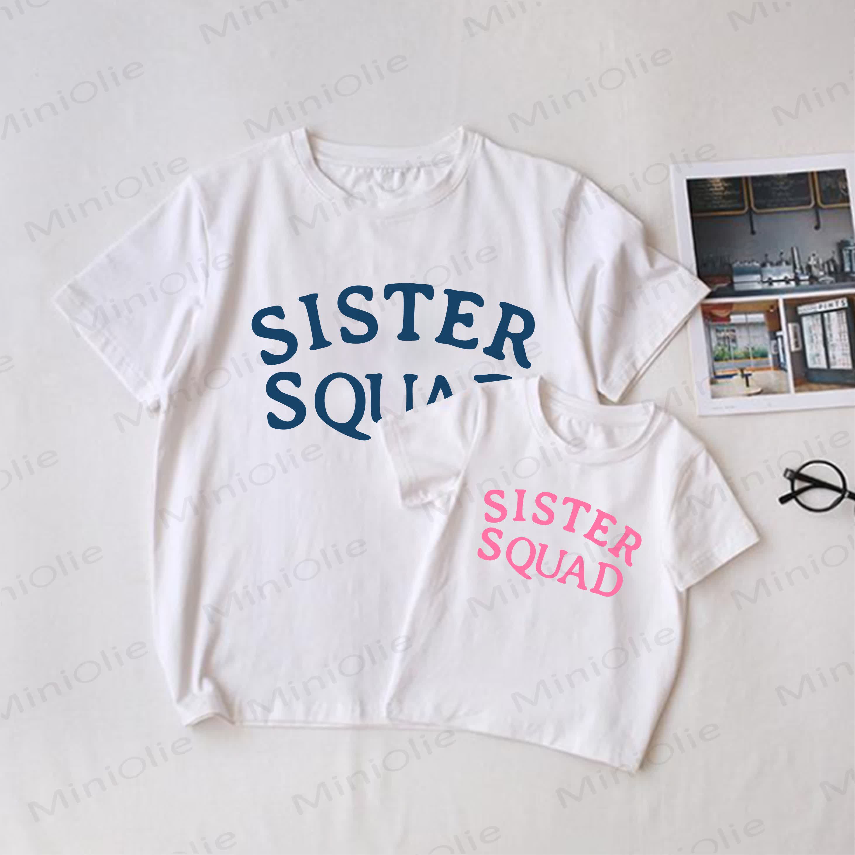 SISTER SQUAD Weißes Familien Passende -T-Shirt - Weiß - T-Shirt für Erwachsene: XL - image 1