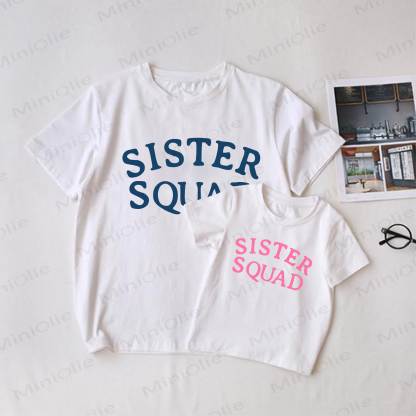 SISTER SQUAD Weißes Familien Passende -T-Shirt - Weiß - T-Shirt für Erwachsene: XL - image 1