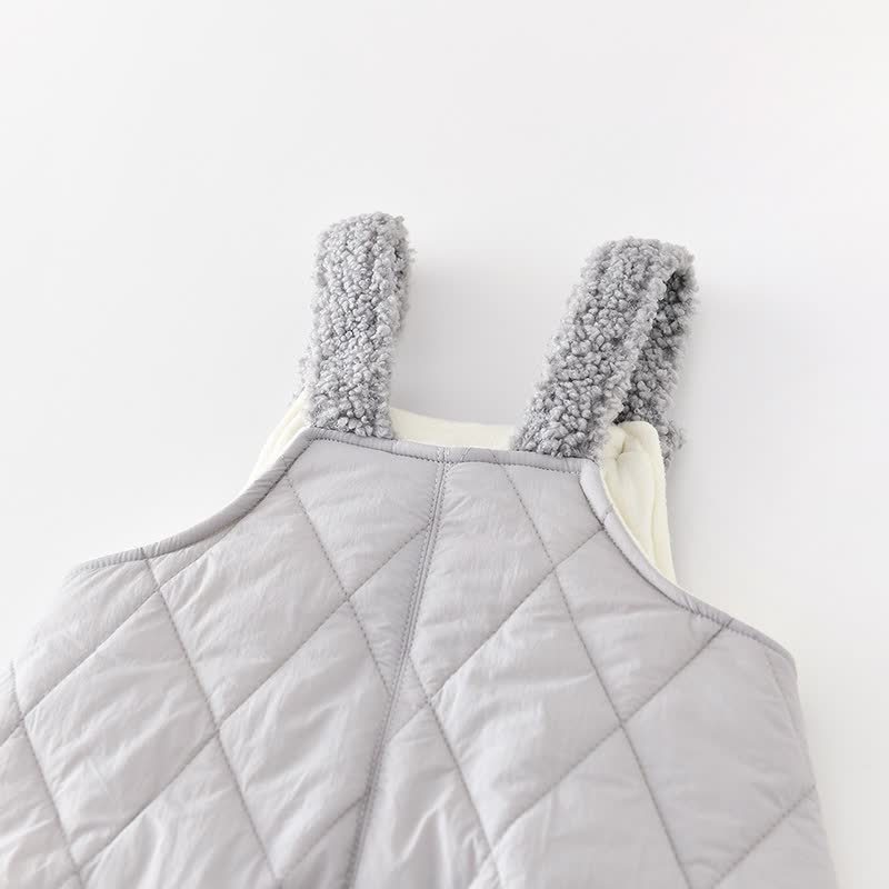 Baby Overalls mit Gesteppt und Sherpa-Besatz oder Schwarz Sweatshirt - image 7