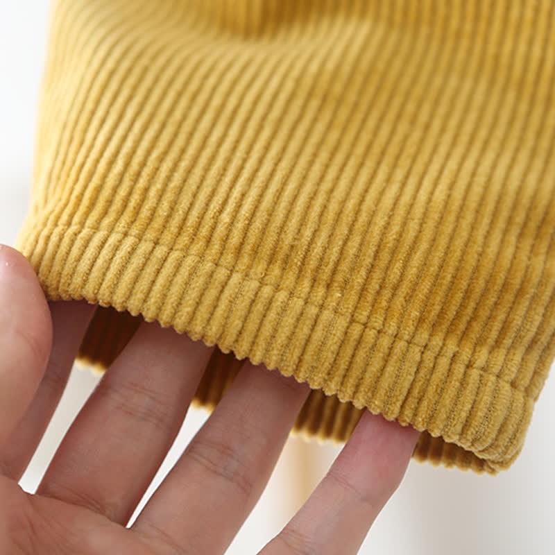 Einfarbiger Cord-Overall für Kleinkinder in Neutral - image 11