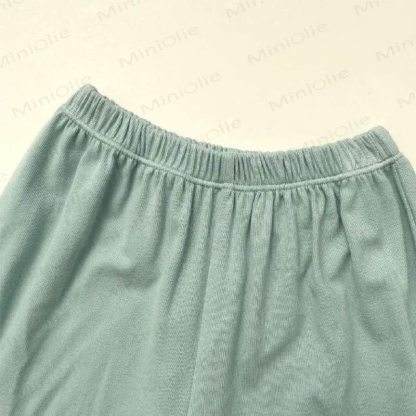 Zweiteiliges Set aus weichem Modal-Hemd mit Smiley -Gesicht und Hose Loungehose für Kleinkind - image 5