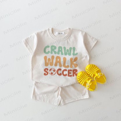 CRAWL WALK SOCCER Set für Baby, weiß, 2-teilig - Weiß - 18-24M - image 1