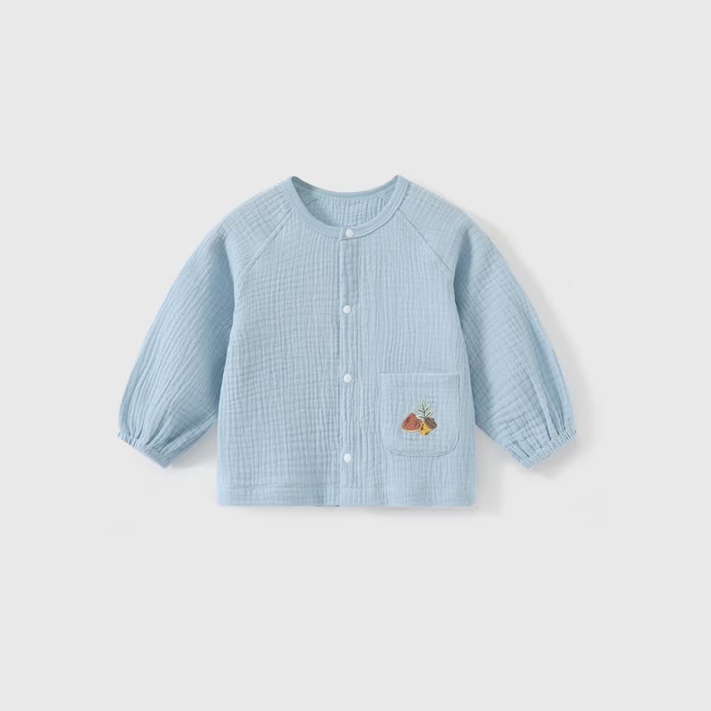 Strickjacke mit Cartoon-Print und Druckknöpfen für Baby und Kleinkind - Blau - 3-4J - image 5