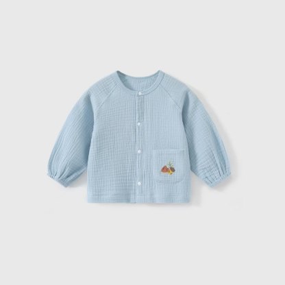 Strickjacke mit Cartoon-Print und Druckknöpfen für Baby und Kleinkind - Blau - 3-4J - image 5