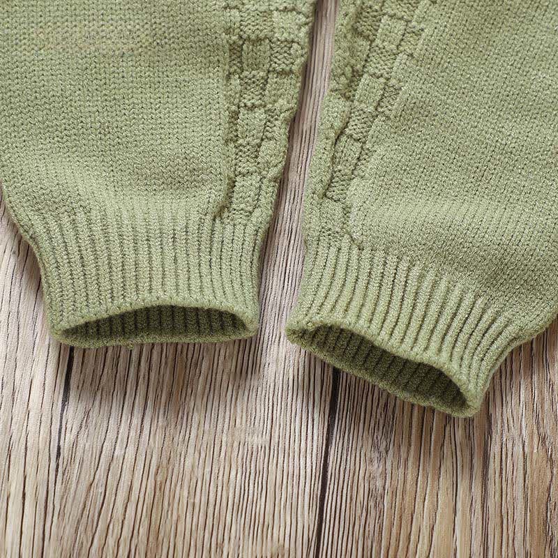 Einfarbig Stricken Strampler für Baby mit Hut , Socken und Handschuhe - image 10