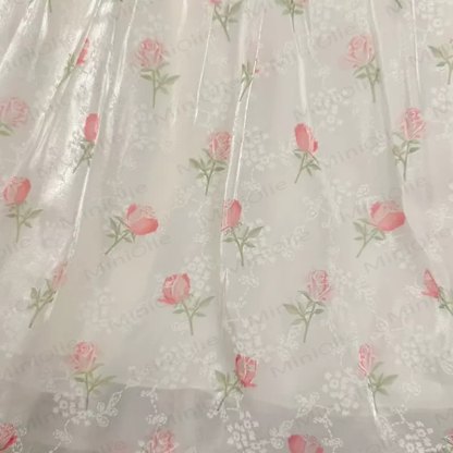 Kleid für Kind, Mädchen, mit Blume und Schleifen - image 5