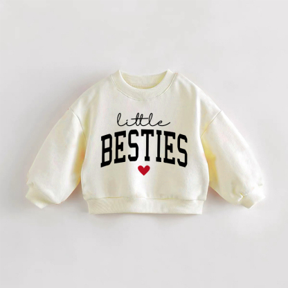 LITTLE BESTIES Baby Kleinkind Sweatshirt - Creme - 3-5J - image 1