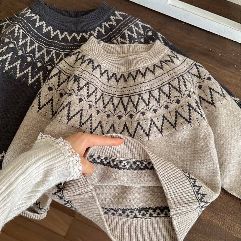 Kleinkind - Pullover mit Stricken - image 6