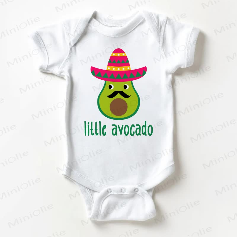 LITTLE AVOCADO Baby Bodysuit, weiß - Weiß - 18-24M - image 1