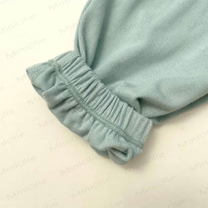 Zweiteiliges Set aus weichem Modal-Hemd mit Smiley -Gesicht und Hose Loungehose für Kleinkind - image 6