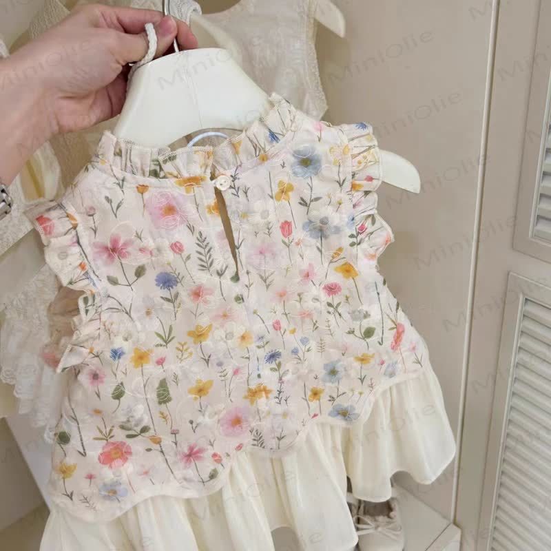 Kleinkind Kleid mit Süß Blume für Baby und Kleinkinder - image 3