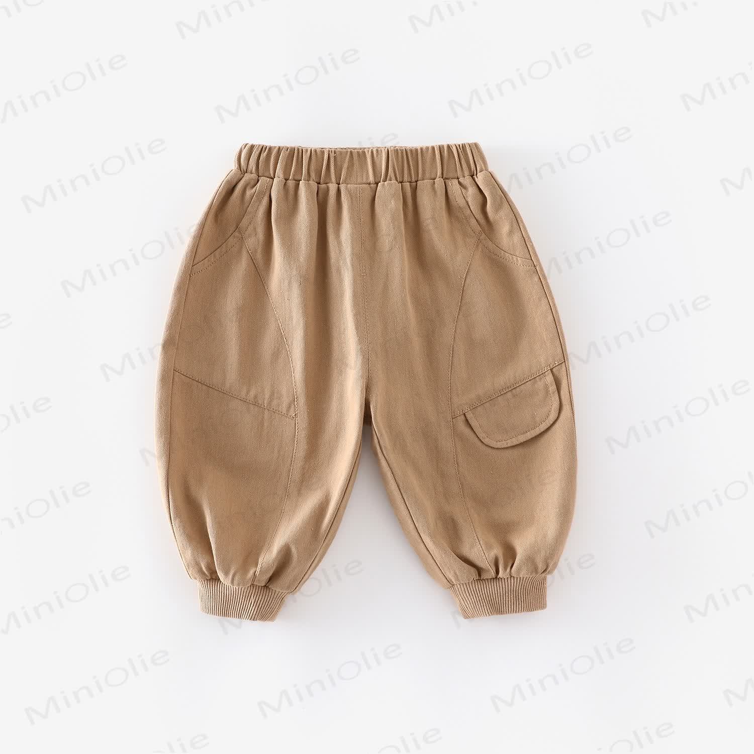 Einfarbig Hose für Baby und Kleinkind - Braun - 5-7J - image 9