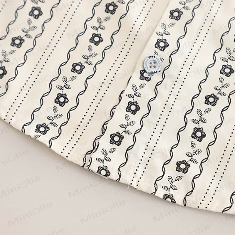 3-teiliges Set für Kleinkind : Weste mit Blume , Krawatte, Schulterknöpfen und Knopfleiste - image 22