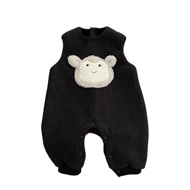 Baby Kleinkind Affen Vlies Schwarz Overalls & Pullover - image 6