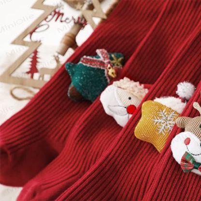 Baby Strumpfhose mit Weihnachten Cartoon - image 13