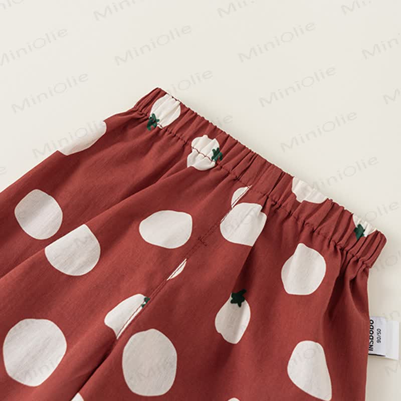 Tomatenfarbenes Tanktop und Hose Set für Kleinkind-Mädchen - image 14