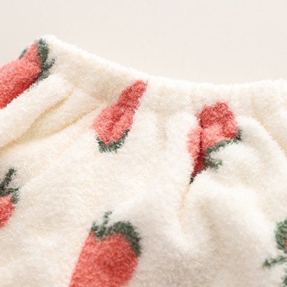 2-teiliges Erdbeere Vlies Pyjama Set für Kleinkind - image 9