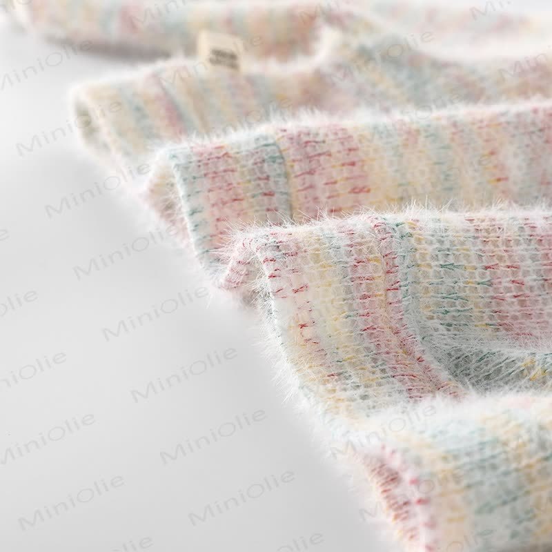 Baby Kleinkind Mädchen Einfarbig Kleid/ Bunt Strickjacke - image 14