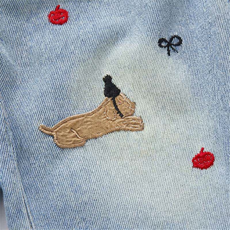 Kleinkind mit Gestickt , Denim Waschung - image 7