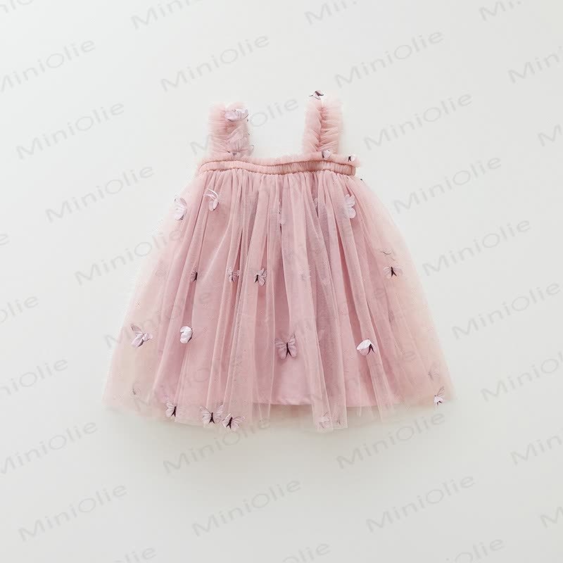 Kleinkind Tutu- Kleid aus Mesh mit Schleife für Kleinkinder - Rosa - 5-7J - image 4